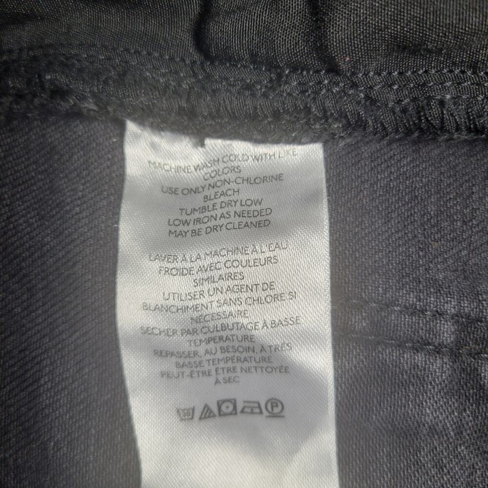 PILCRO The Skipper High Rise Cropped Wide Leg Black Wash Size 30 - Picture 12 of 14